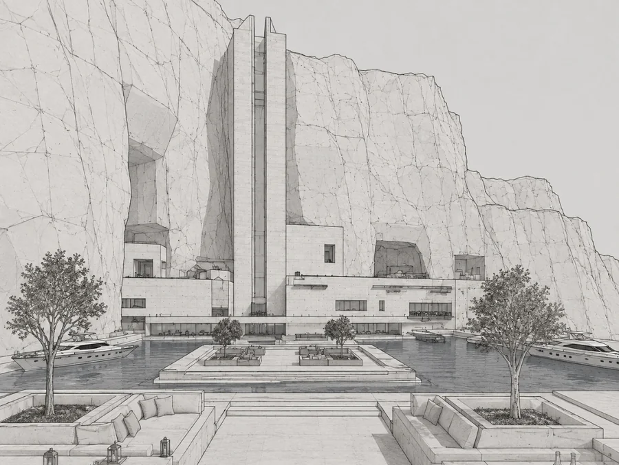 Line study of the elevation